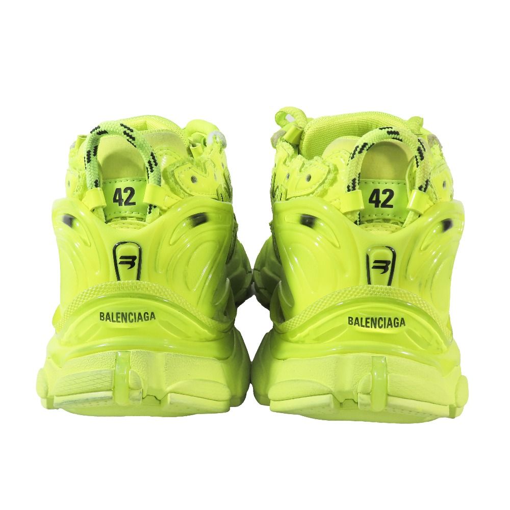 Balenciaga Runner Low Cut Sneakers Vintage Shoes Neon Yellow