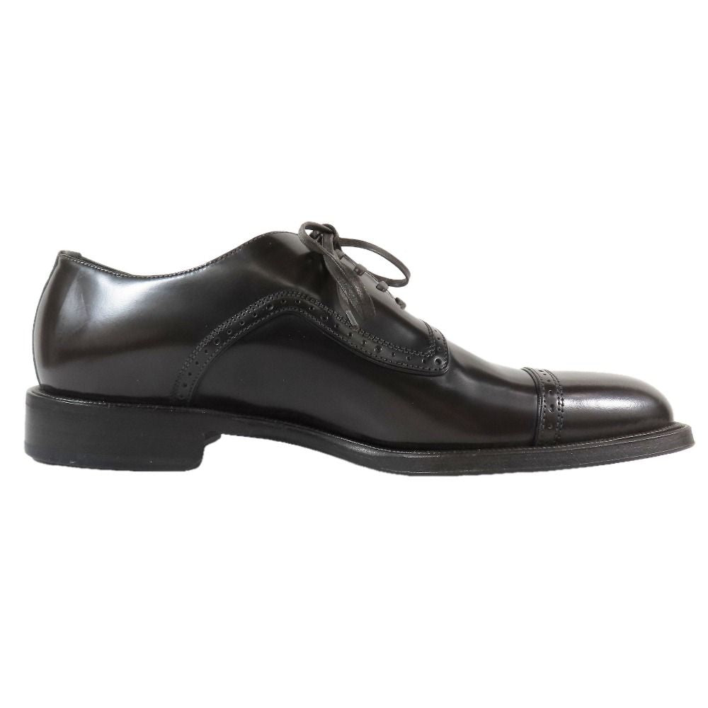 Dolce & Gabbana Oxford Dress Shoes Straight Tip Leather 5 Brown