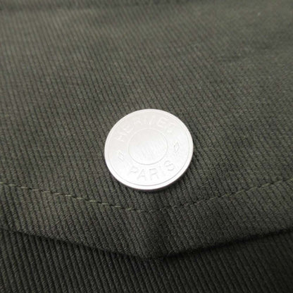 Hermes Herbier Deperlant Pullover Shirt Jacket Light 48 Khaki