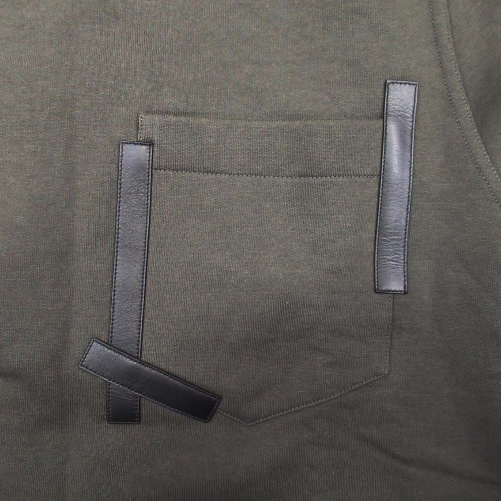 Hermes Leather Tape with Pocket Sweatshirt Brushed Lining Trainers Top M