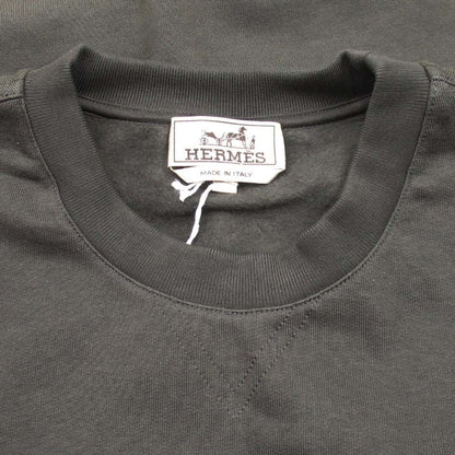 Hermes Leather Tape with Pocket Sweatshirt Brushed Lining Trainers Top M