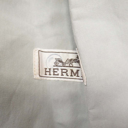 Hermes Series Button Zip Up Vest Jacket Sleeveless Light 46 Gray