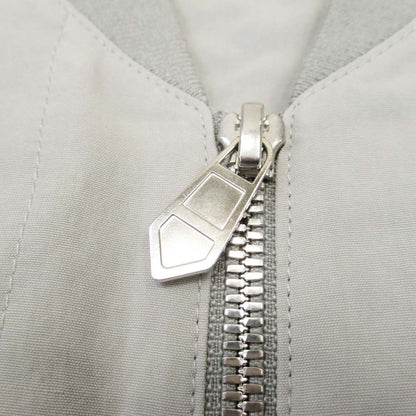 Hermes Series Button Zip Up Vest Jacket Sleeveless Light 46 Gray