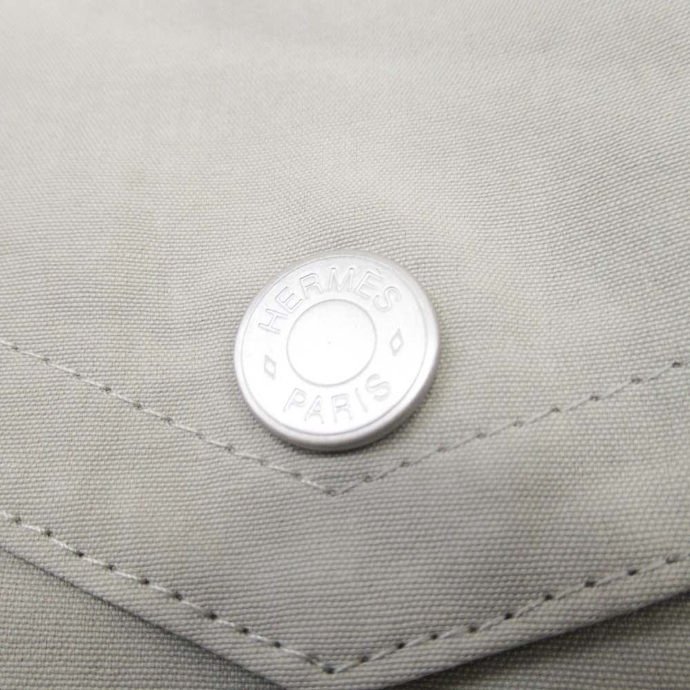 Hermes Series Button Zip Up Vest Jacket Sleeveless Light 46 Gray