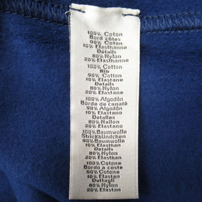 Hermes Run Hline Sweatshirt Shirt Brushed Lining Top Side Line M Navy