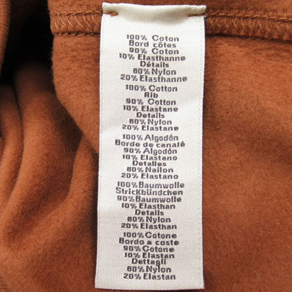 Hermes Run Hline Sweatshirt Shirt Brushed Lining Top Side Line M Brown