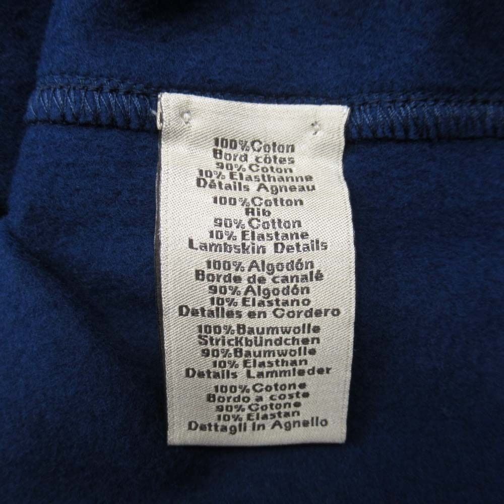 Hermes Chevaux an Symmetry Sweatshirt Shirt Brushed Lining Sheep Leather Trim M