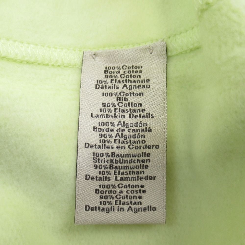 Hermes Chevaux an Symmetry Sweatshirt Shirt Brushed Lining Sheep Leather Trim