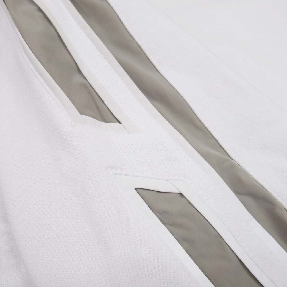 Hermes Run Hline Sweatshirt Shirt Brushed Lining Top Side Line S White