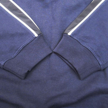 Hermes Run Hline Sweatshirt Shirt Brushed Lining Top Side Line XL Navy