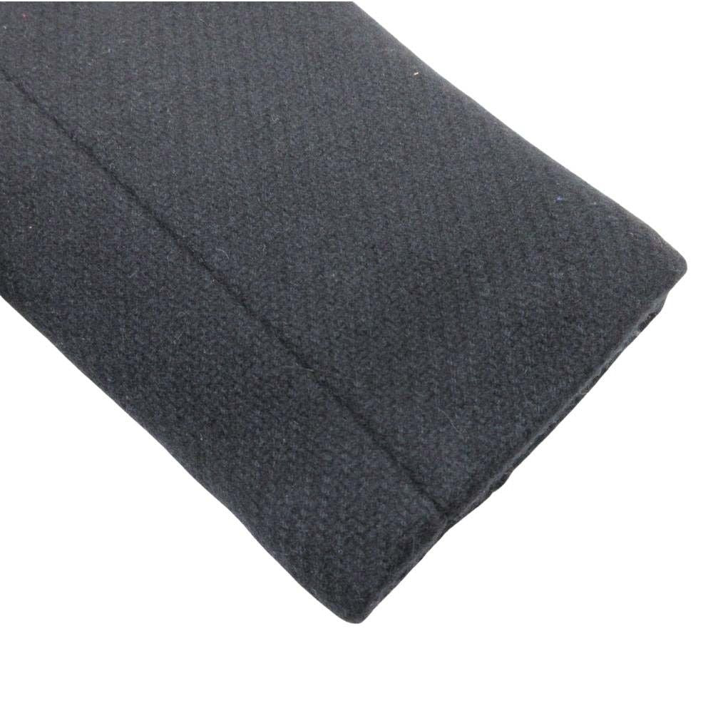 Hermes Cashmere Double Rider Jacket Coat Medall 36 Black