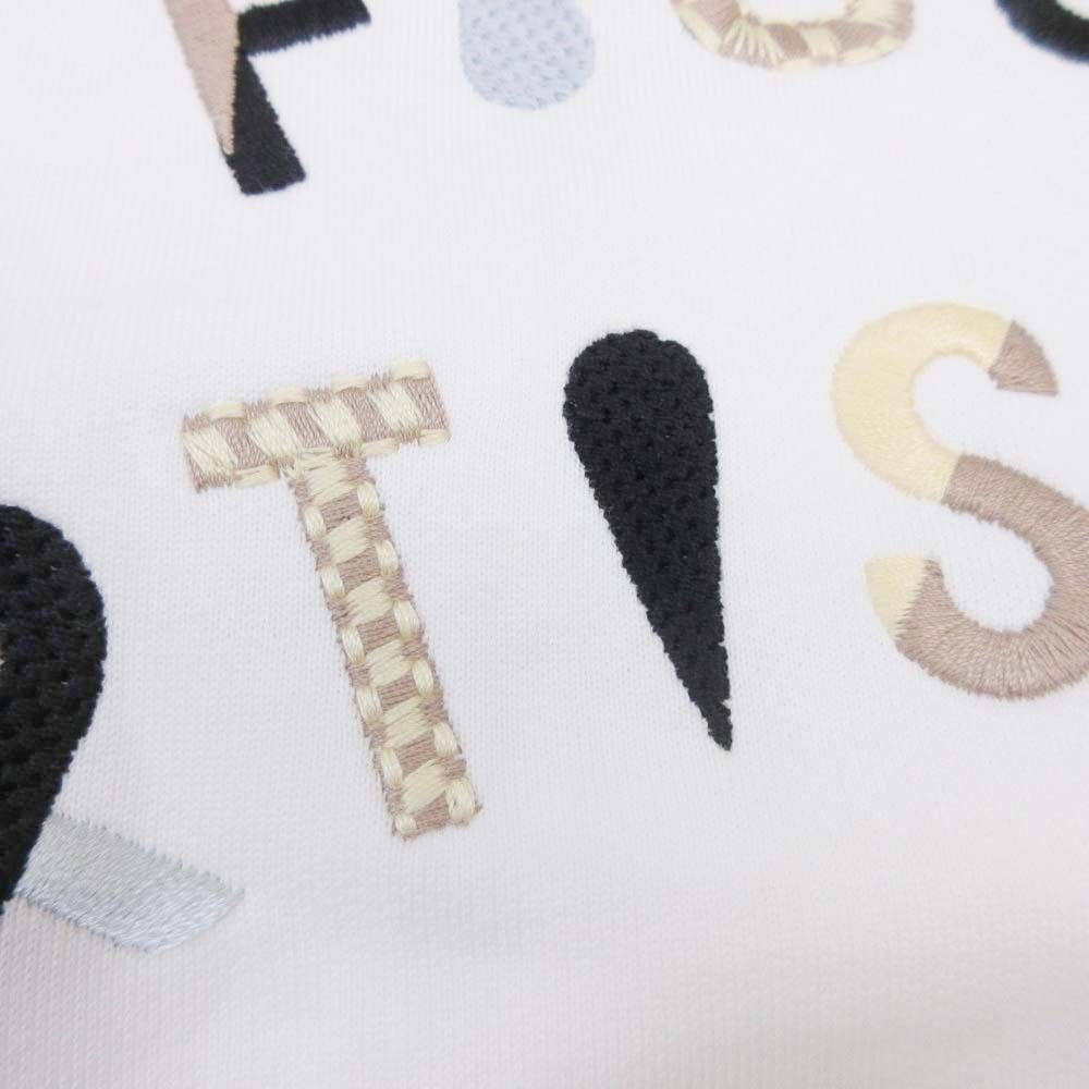 Hermes Figure Artistic Sweatshirt Pullover Fleece 34 White