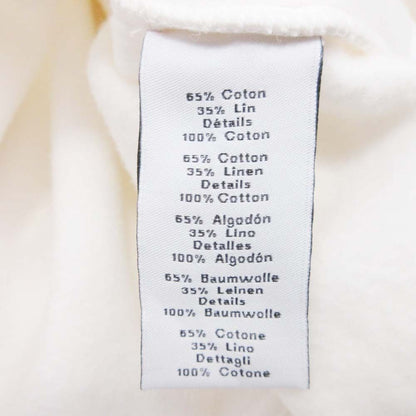 Hermes Switch Cotton Linen Hoodie Sweatshirt Pullover Brushed Lining L White Off
