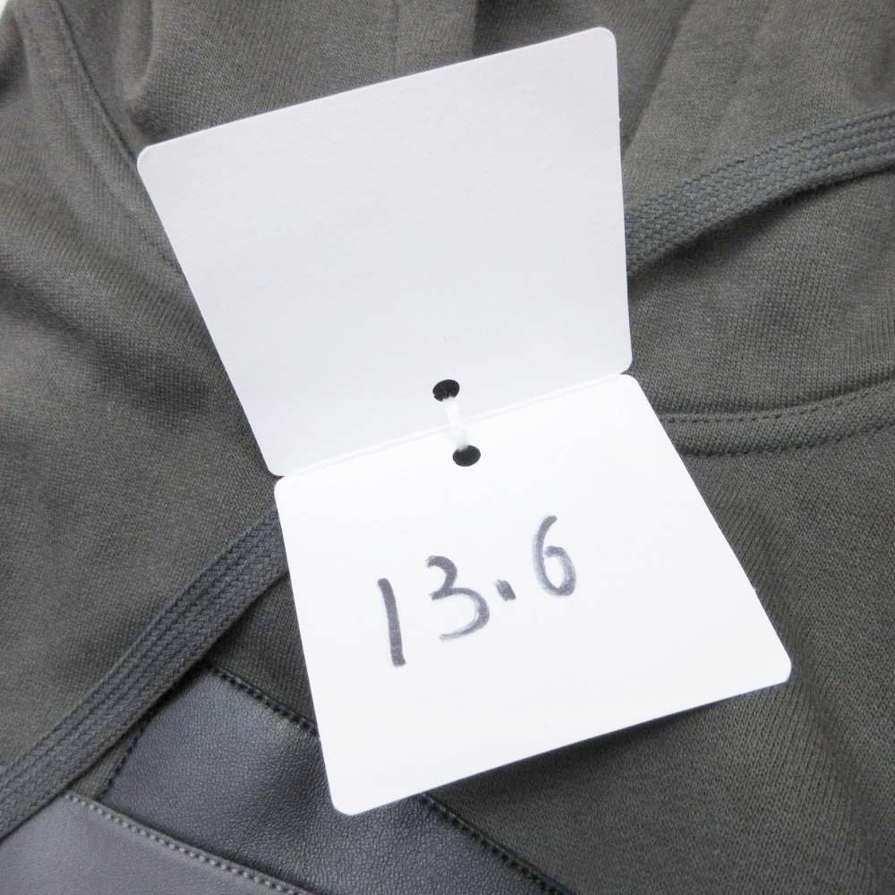 Hermes Etriers Decales Armor de Carre Leather Patch Hoodie Brushed Lining Xxs