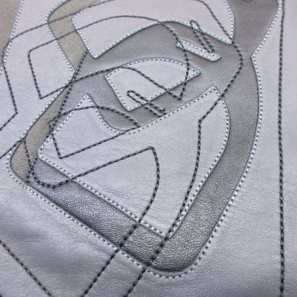 Hermes Etriers Decales Armor de Carre Leather Patch Hoodie Brushed Lining Xxs
