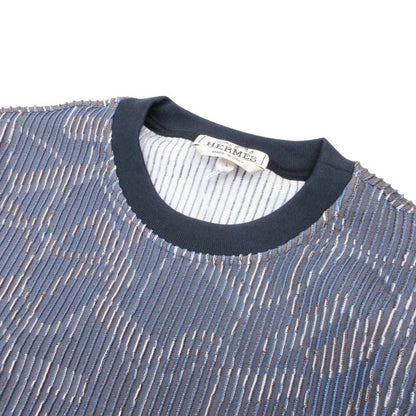 Hermes Quincaillerie Equestre Sweatshirt Pullover L Navy