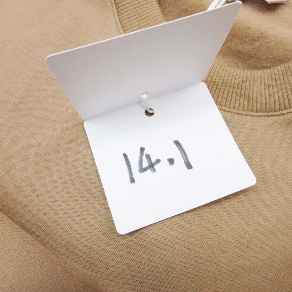 Hermes Front Pocket Sweatshirt Pullover Cashmere Blend Brushed Back M Light