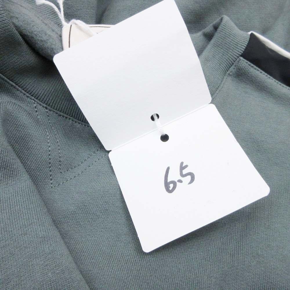 Hermes Run Side Line Sweatshirt Pullover Top Crew Neck Cotton Brushed Back XL