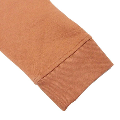 Hermes Chouveau Un Symmetrical Sweatshirt Pullover Top Fleece Lining M Brown