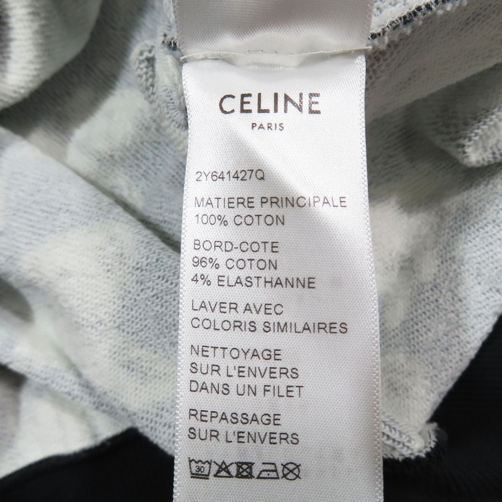Celine Eddie Era Amy Dorian Artist Print Dog Pattern Hoodie Sweatshirt Black