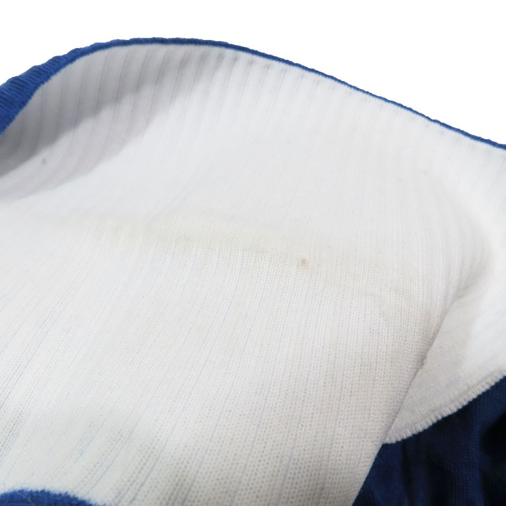 Louis Vuitton Turtleneck Wool Knit Sweater High Neck Monogram Tab Long