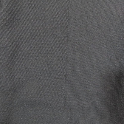 Hermes Cashmere 100% Knit Sweater Logo Charm Asymmetric High Neck Long Sleeve