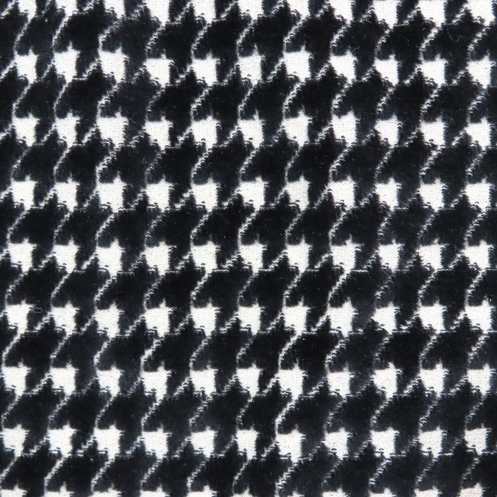 Dior Kids Children's Knit Dress Houndstooth Pattern Long Sleeve Knee Length