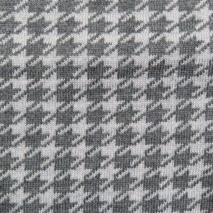 Dior Kids Children's Baby Wool Knit Poncho Cloak Cover Houndstooth Logo Gray T2