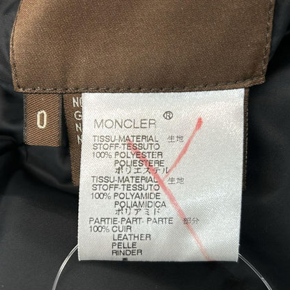 Moncler Down Jacket 0 XS Black Winter Reversible