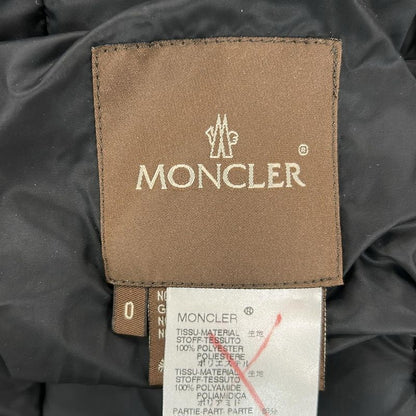 Moncler Down Jacket 0 XS Black Winter Reversible