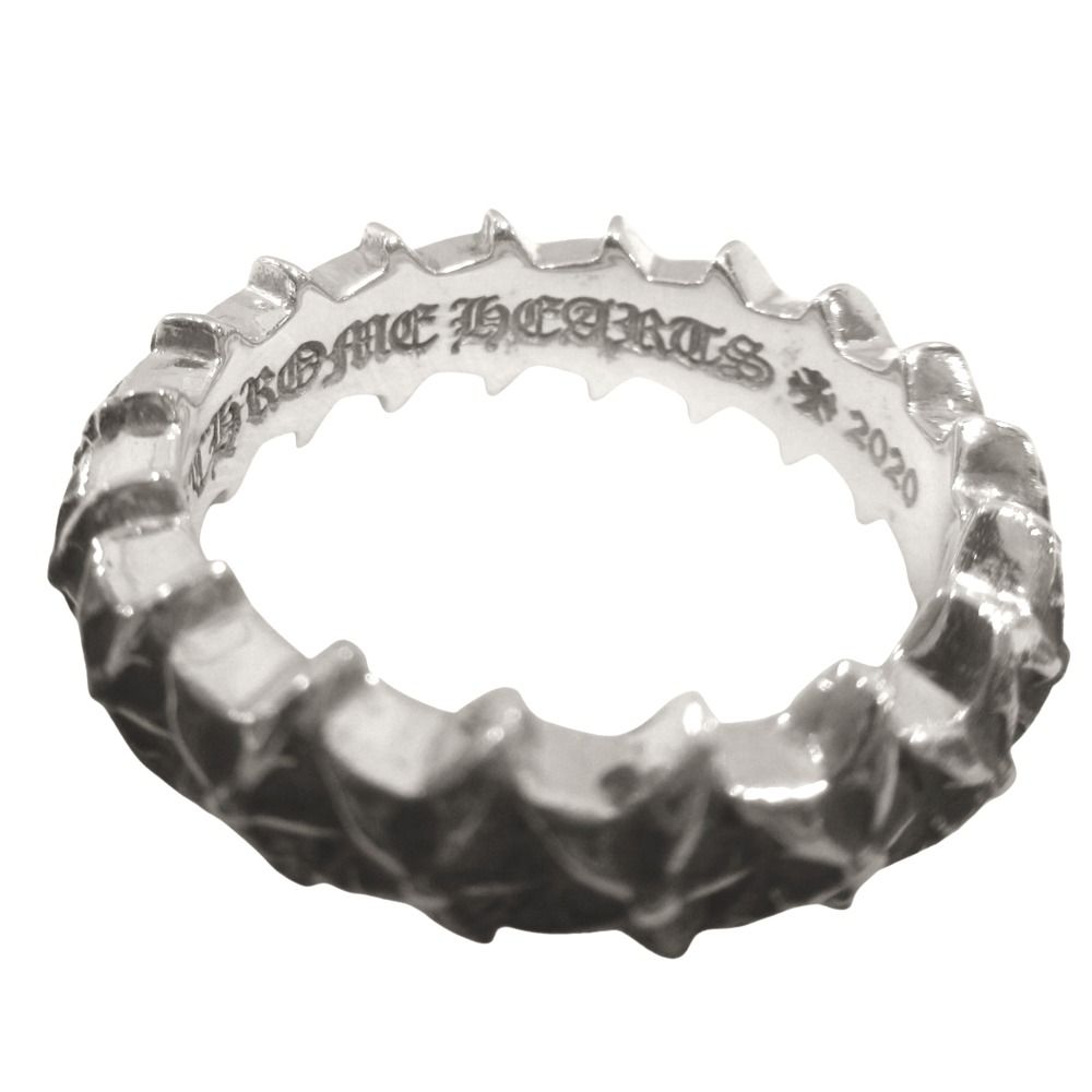 Chrome Hearts Polished Tiny Star Band Ring Silver
