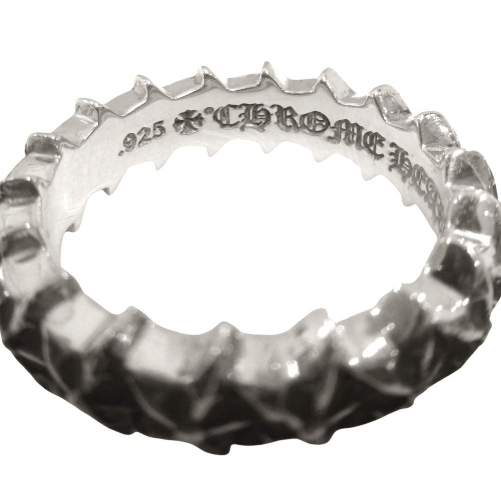 Chrome Hearts Polished Tiny Star Band Ring Silver