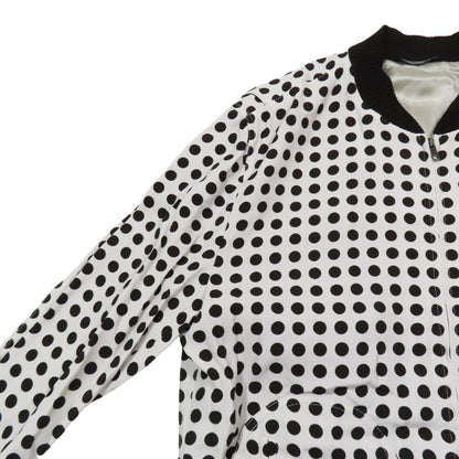 Dolce & Gabbana Dot Jacket Zip Up 52 Off White Brown