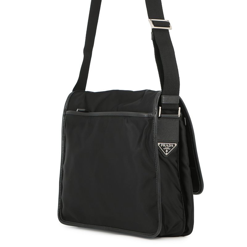 Prada Shoulder Bag Nylon Black
