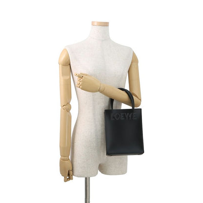 Loewe Handbag Standard A5 Tote Calf Leather 2-Way Black