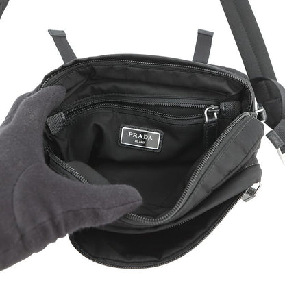 Prada Shoulder Bag Technical Fabric Black