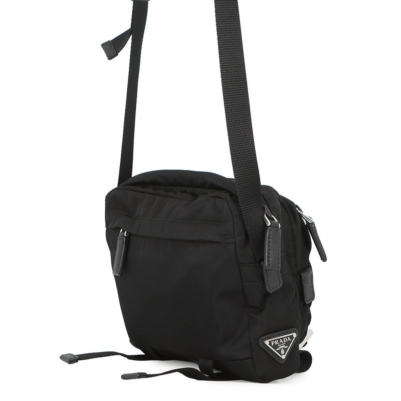 Prada Shoulder Bag Technical Fabric Black