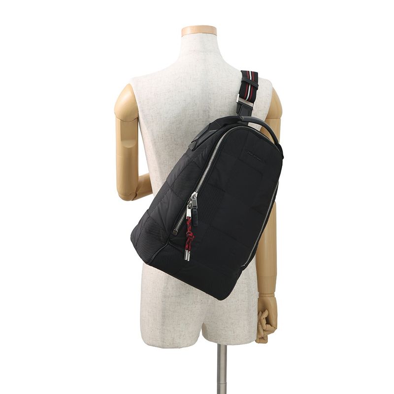 Dior Homme Belt Bag Block Check Nylon Black