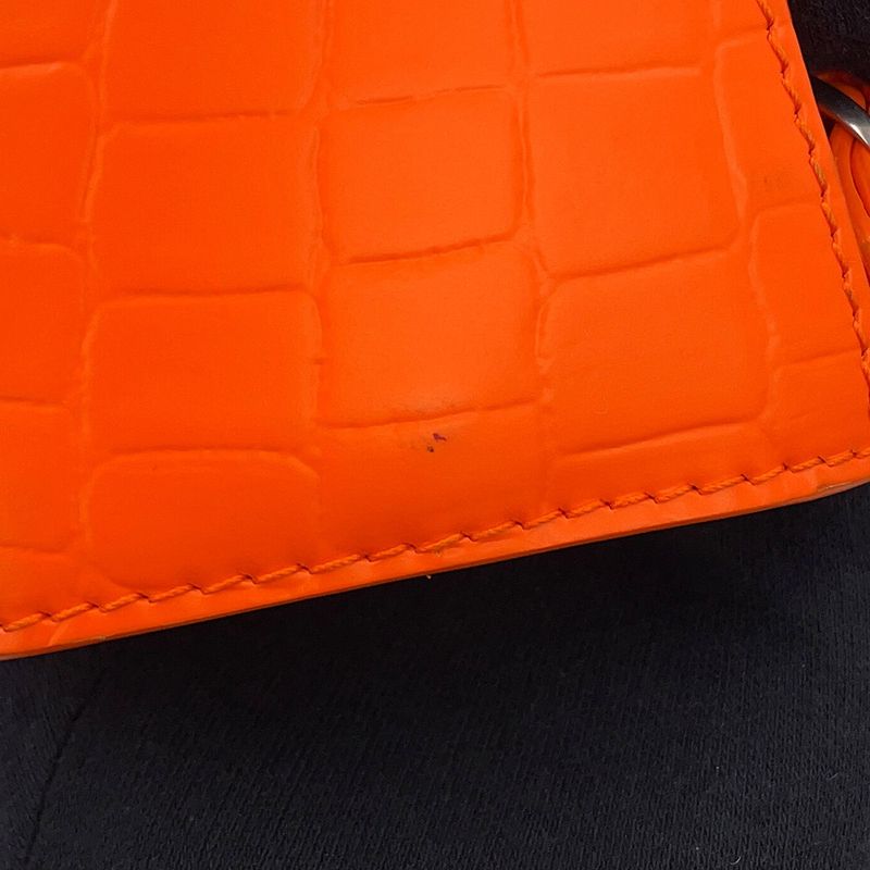 Balenciaga Handbag Neo Classic City Nano Croco Embossed Leather 2-Way