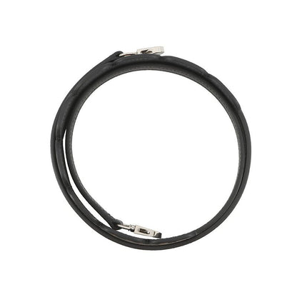 Hermes Shoulder Strap Bandouliere Maillon Mini Black Gold Silver Epsom