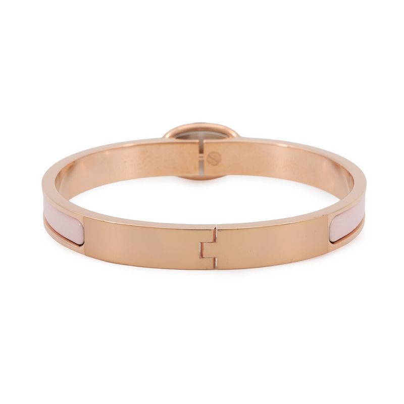 Hermes Bracelet Chaine D'ancre Mini Click PM Rose Canda Pink Gold
