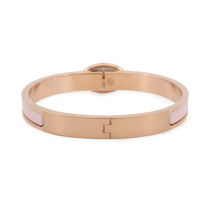 Hermes Bracelet Chaine D'ancre Mini Click PM Rose Canda Pink Gold