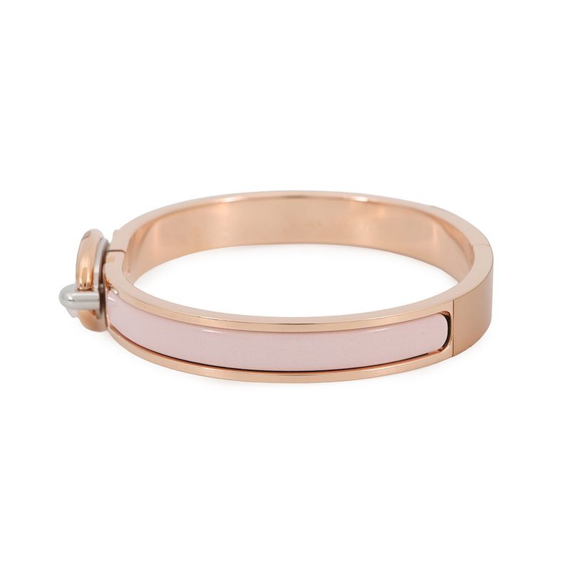 Hermes Bracelet Chaine D'ancre Mini Click PM Rose Canda Pink Gold