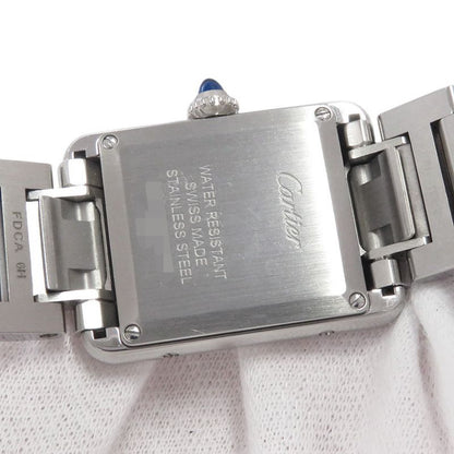 Cartier Tank Mast SM Watch Silver Dial Quartz