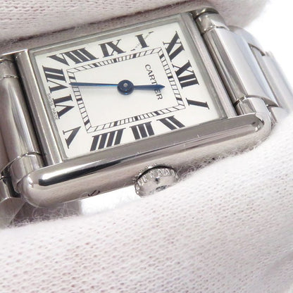 Cartier Tank Mast SM Watch Silver Dial Quartz