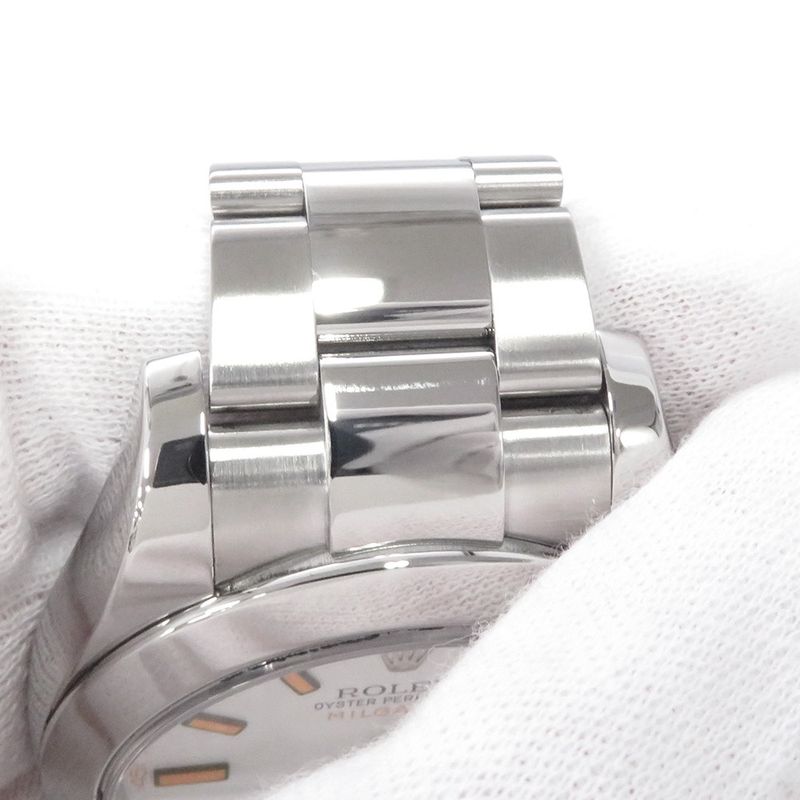 Rolex Milgauss Roulette Watch White Dial