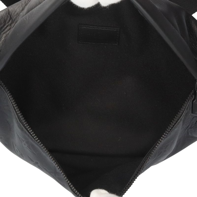 Louis Vuitton Discovery Bum Bag PM Monogram Shadow Leather Black