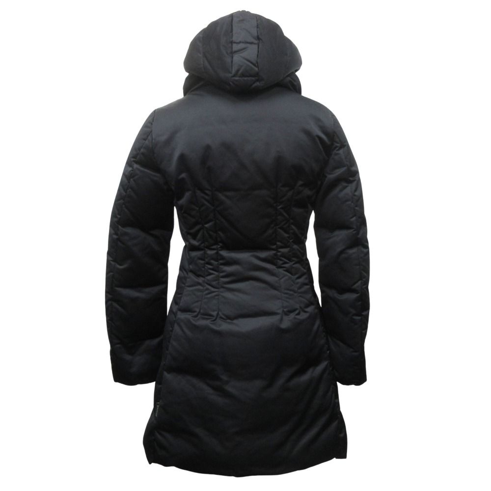Moncler Nimes Long Down Jacket Coat 0 XS Black
