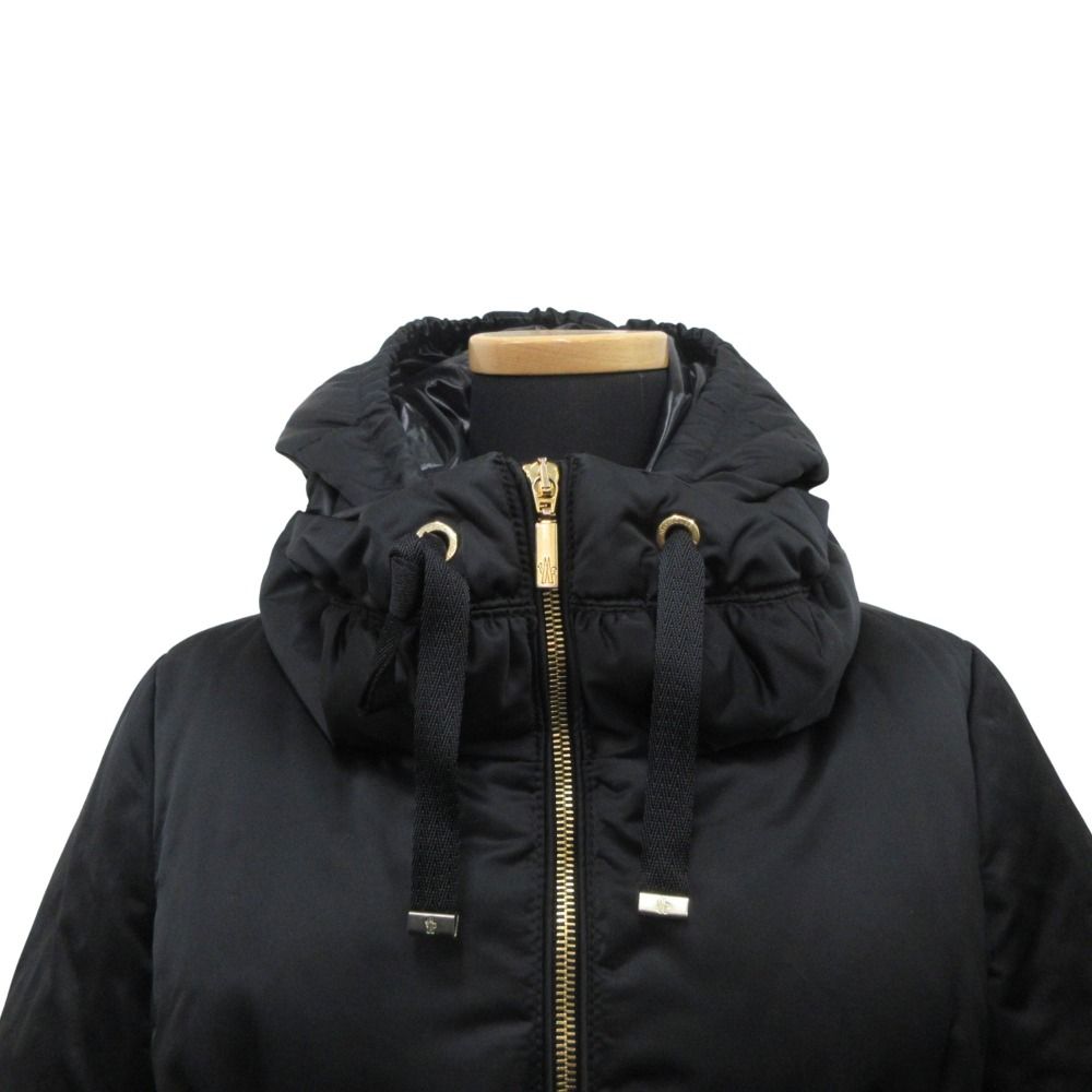 Moncler Nimes Long Down Jacket Coat 0 XS Black