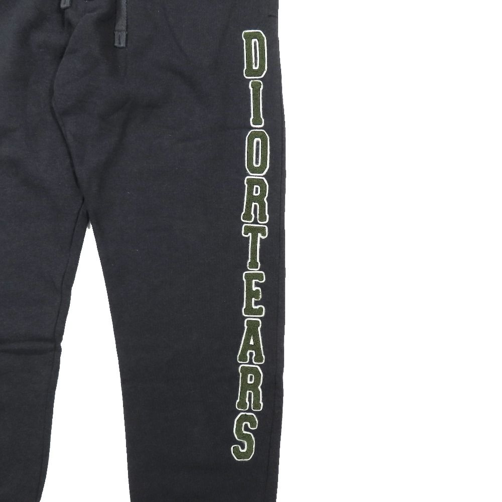 Dior Denim Tears Logo Patch Embroidery Sweatshirt Pants Jogger Gray XXL Large